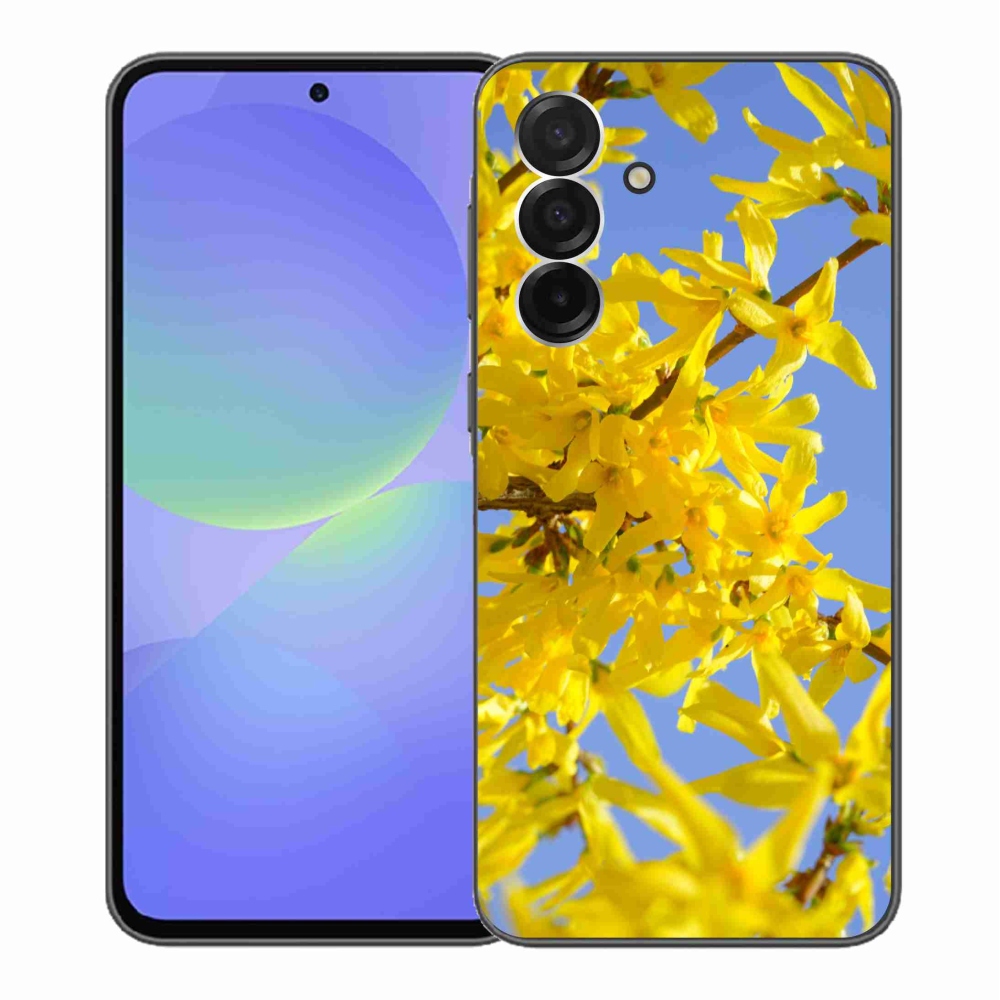 Gél borítás mmCase Samsung Galaxy A36 5G - sárga virágok