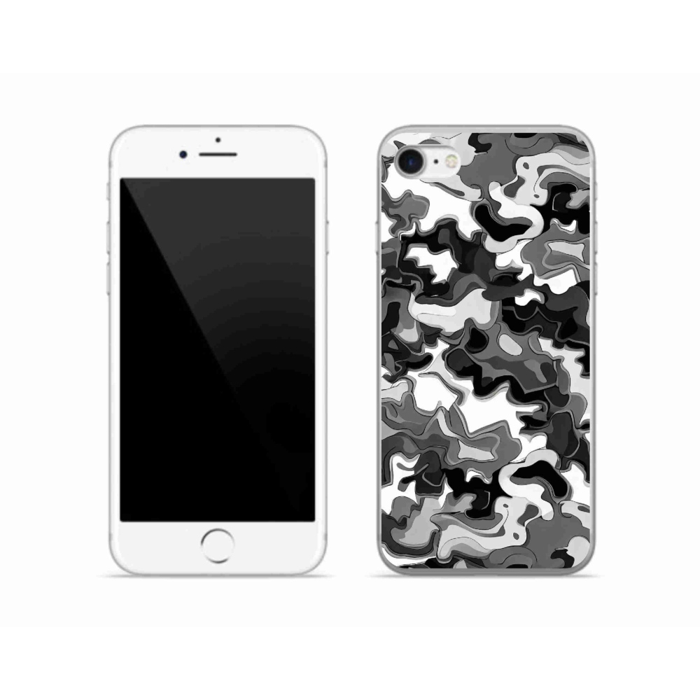 Zselés borítás mmCase iPhone SE (2020) - terepszínű minta 3