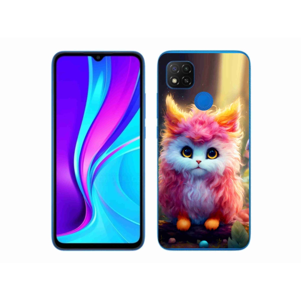 Gél borító mmCase a Xiaomi Redmi 9C-hez - aranyos cica 5