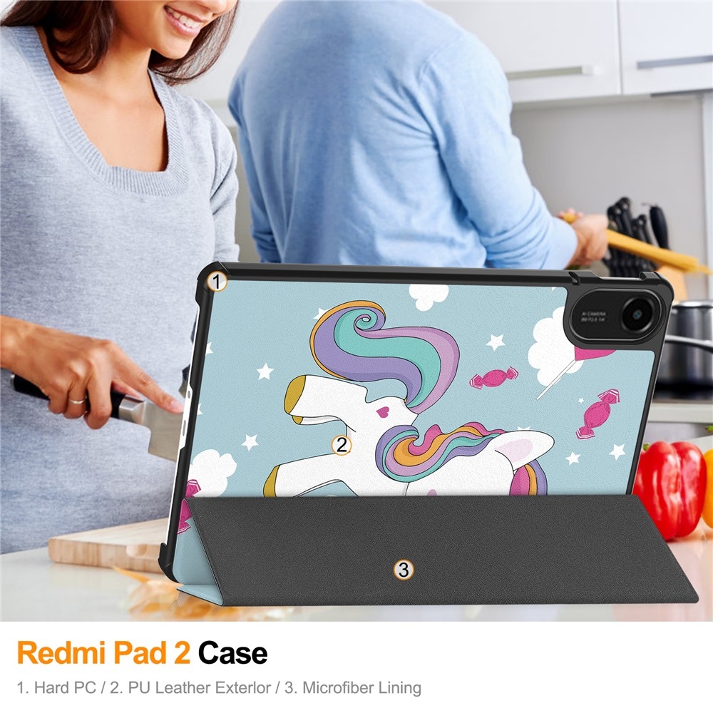 Patte intelligens záró tok Xiaomi Redmi Pad 2 - egyszarvúhoz