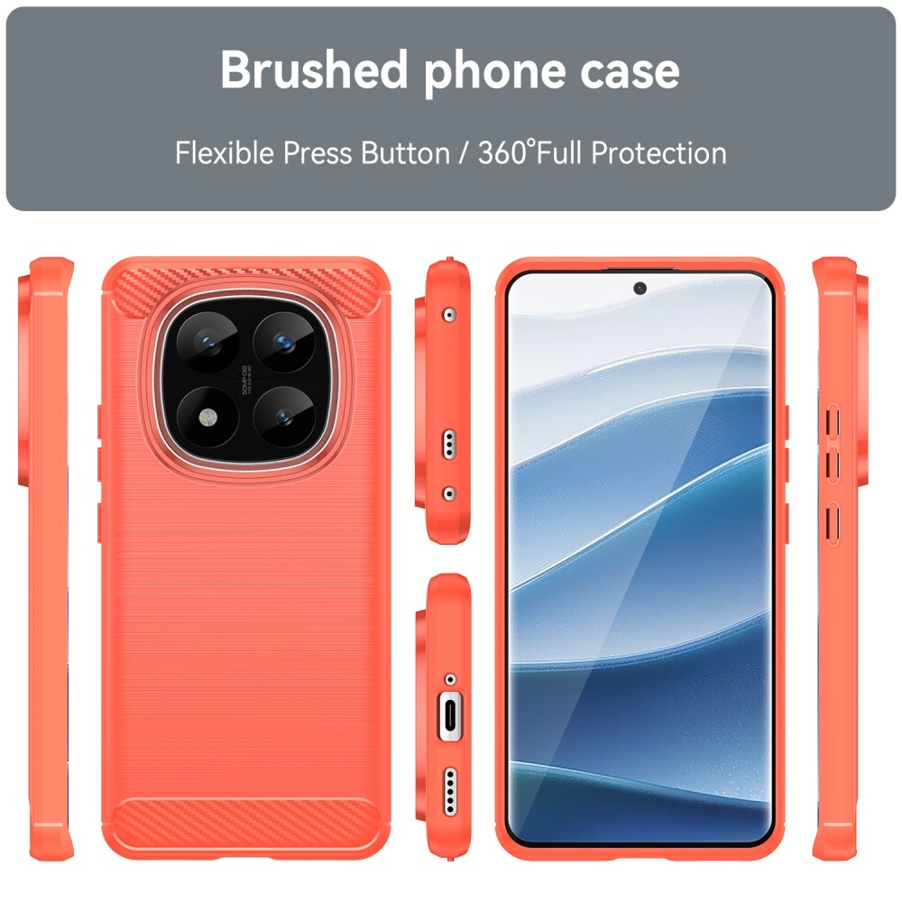 Szénálló zselés tok Xiaomi Redmi Note 14 Pro+ 5G - piros