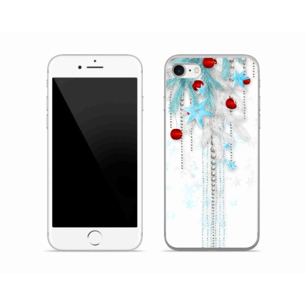 Gél borítás mmCase iPhone SE (2020) - karácsonyi dekorációk