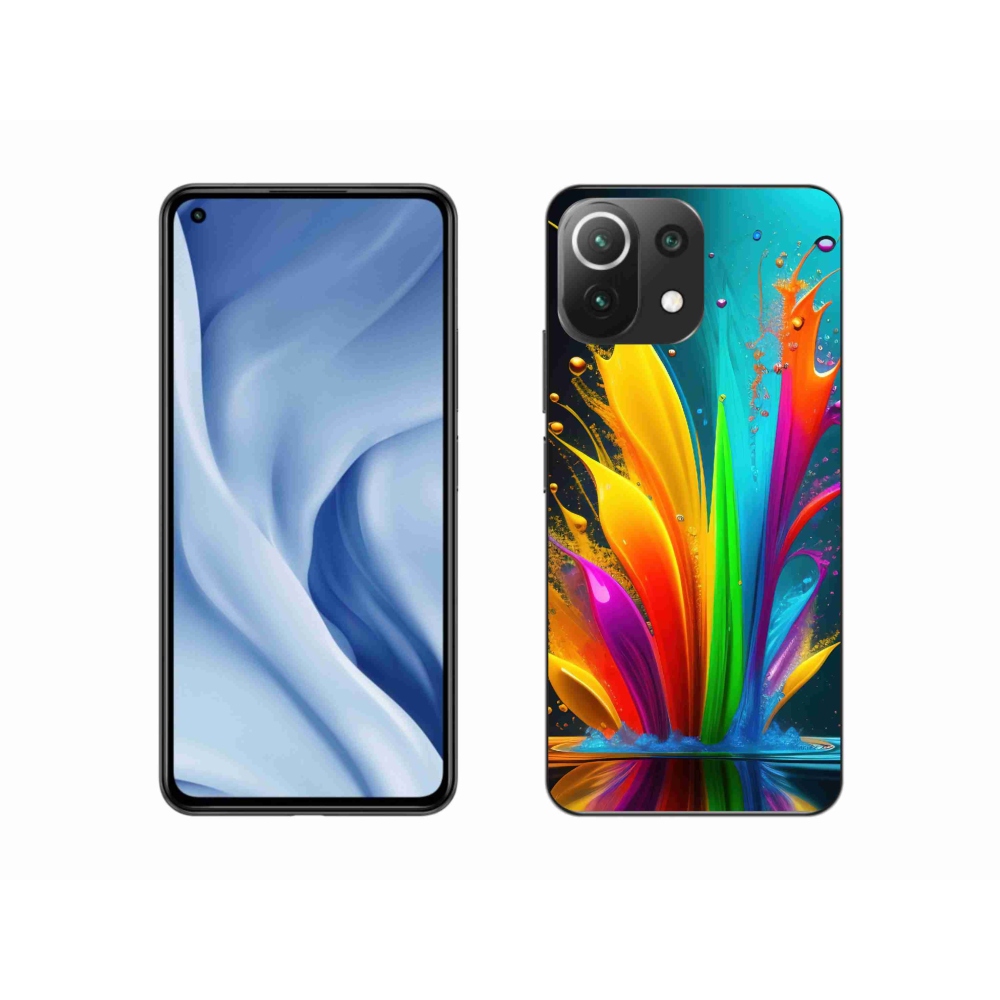 Gél borítás mmCase a Xiaomi Mi 11 Lite 4G/5G számára - absztrakt motívum 1