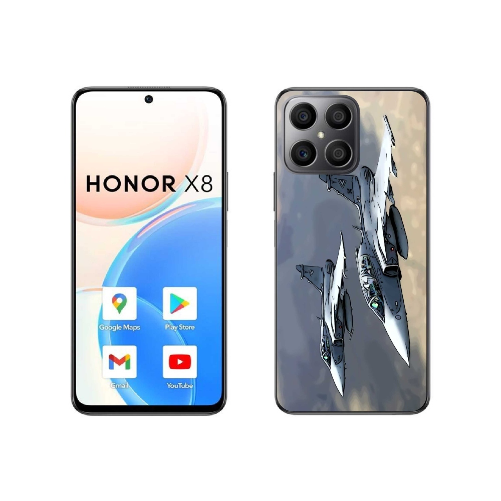 Gél borítás mmCase a Honor X8 4G-hez - vadászgépek