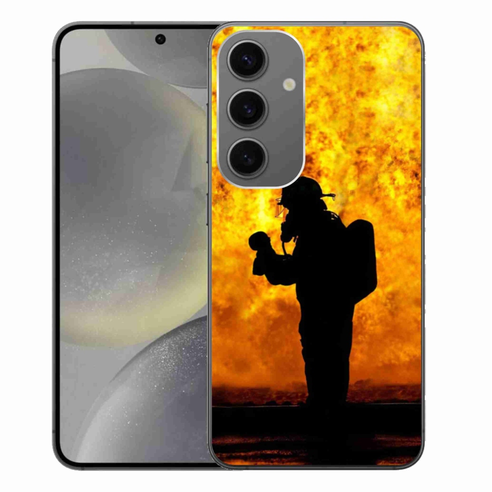 Gél borítás mmCase Samsung Galaxy S24+ - tűzoltóhoz