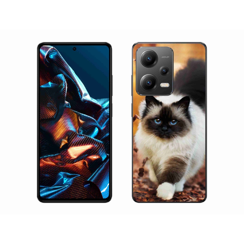Gél tok mmCase a Xiaomi Redmi Note 12 Pro 5G-hez - macska