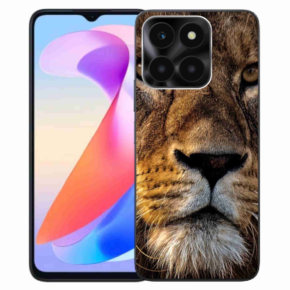 Gél tok mmCase a Honor X6a számára - oroszlán