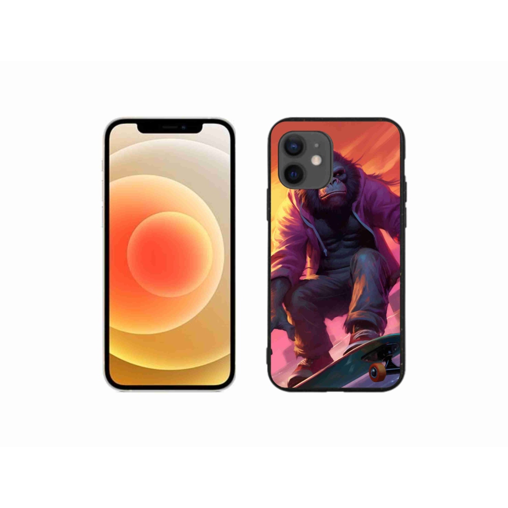 Zselés borítás mmCase iPhone 12 mini készülékhez - gorilla gördeszkán