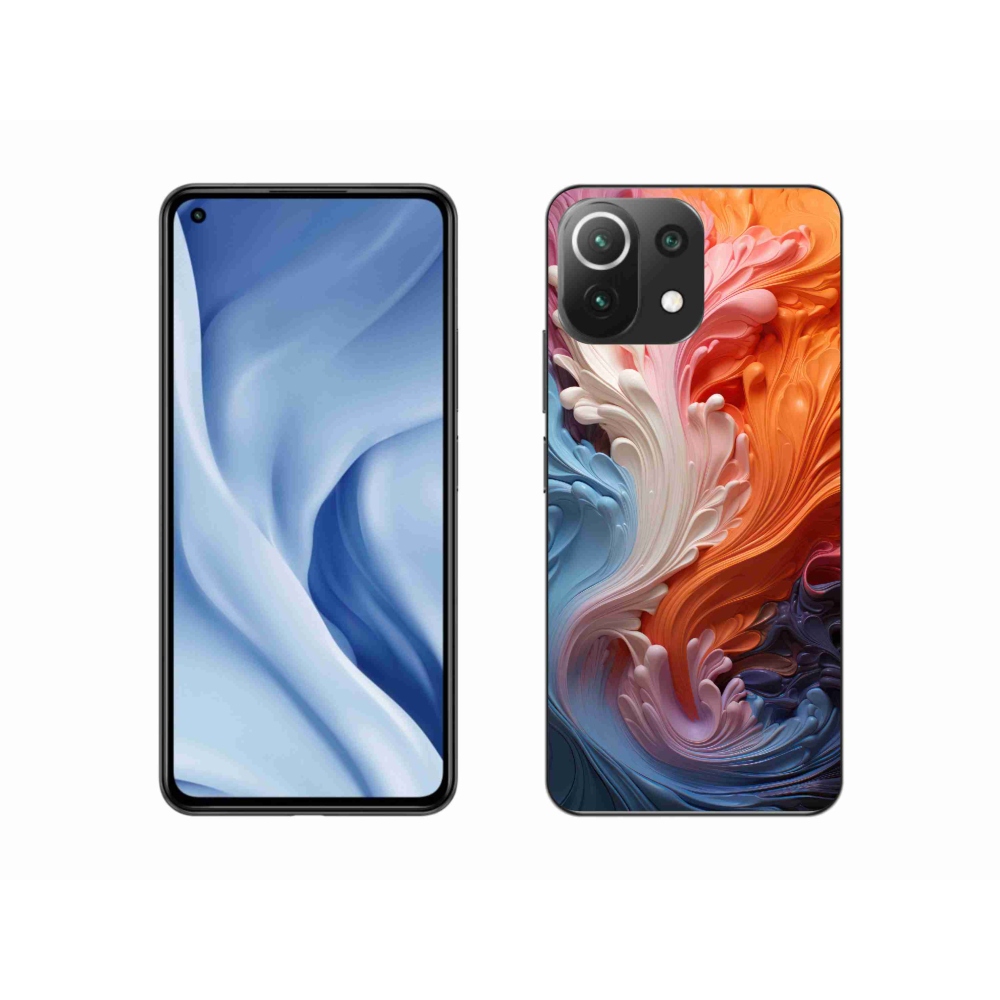 Gél borítás mmCase a Xiaomi Mi 11 Lite 4G/5G számára - absztrakt motívum 8