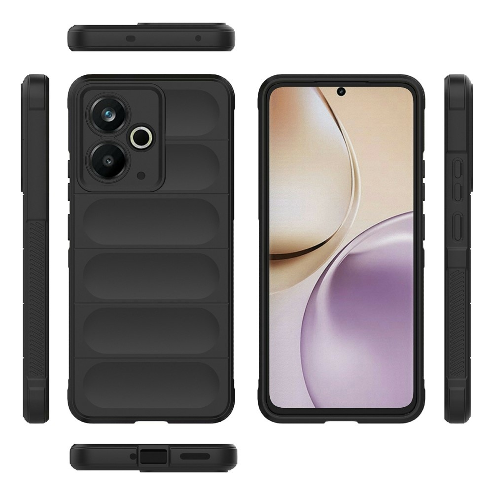 Rugg tartós zselés tok a Realme 14T 5G készülékhez - fekete