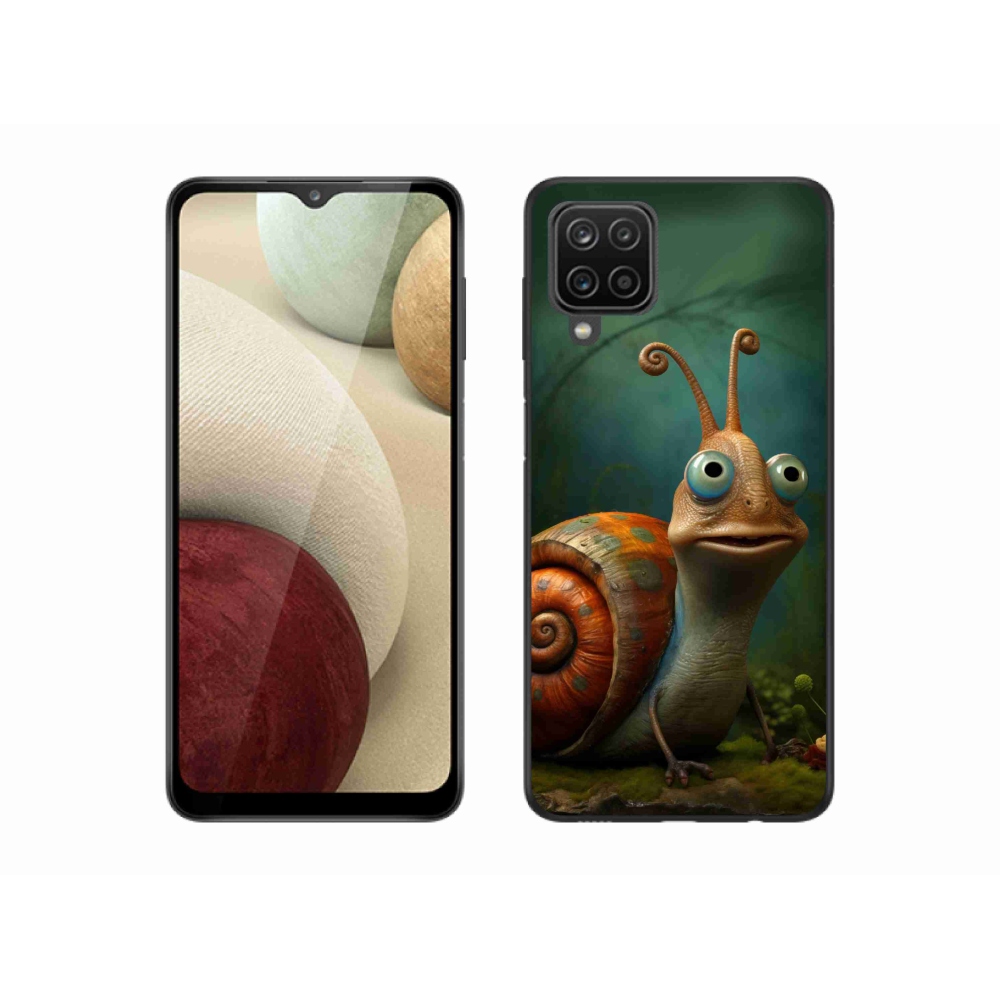 Zselés borítás mmCase Samsung Galaxy M12 készülékhez - csiga