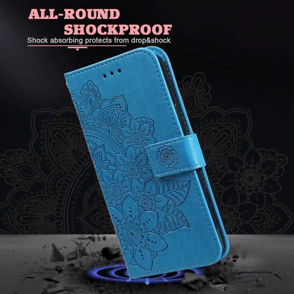 Mandala könyv tok az Oppo Find X5 Lite készülékhez - kék