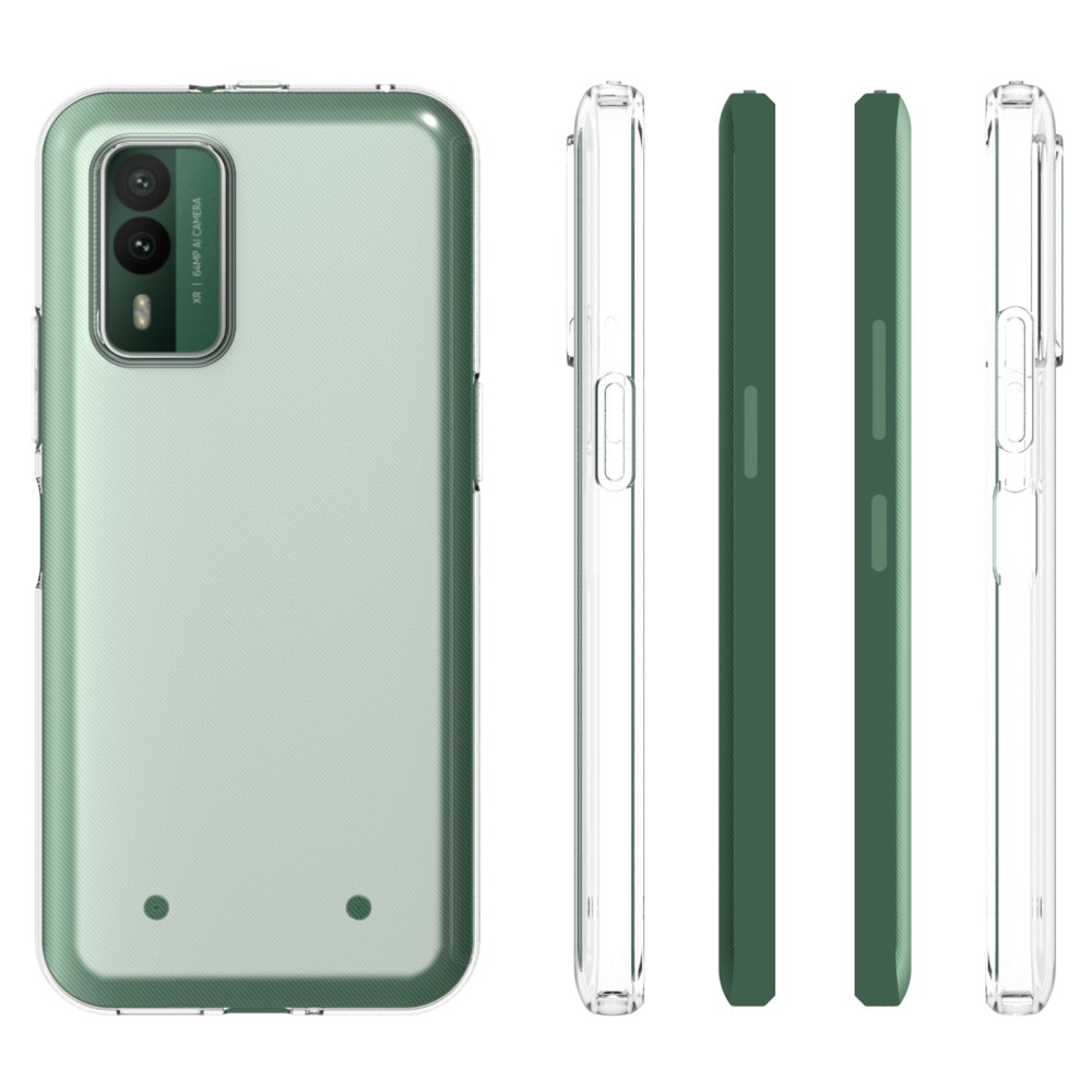Átlátszó zselés tok a Nokia XR21 készülékhez - átlátszó