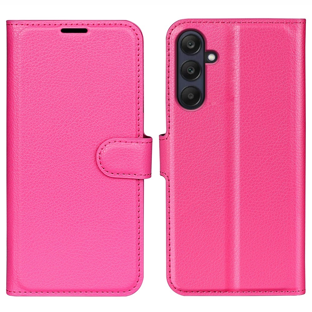 Litchi könyv tok Samsung Galaxy A26 5G - rózsaszínű