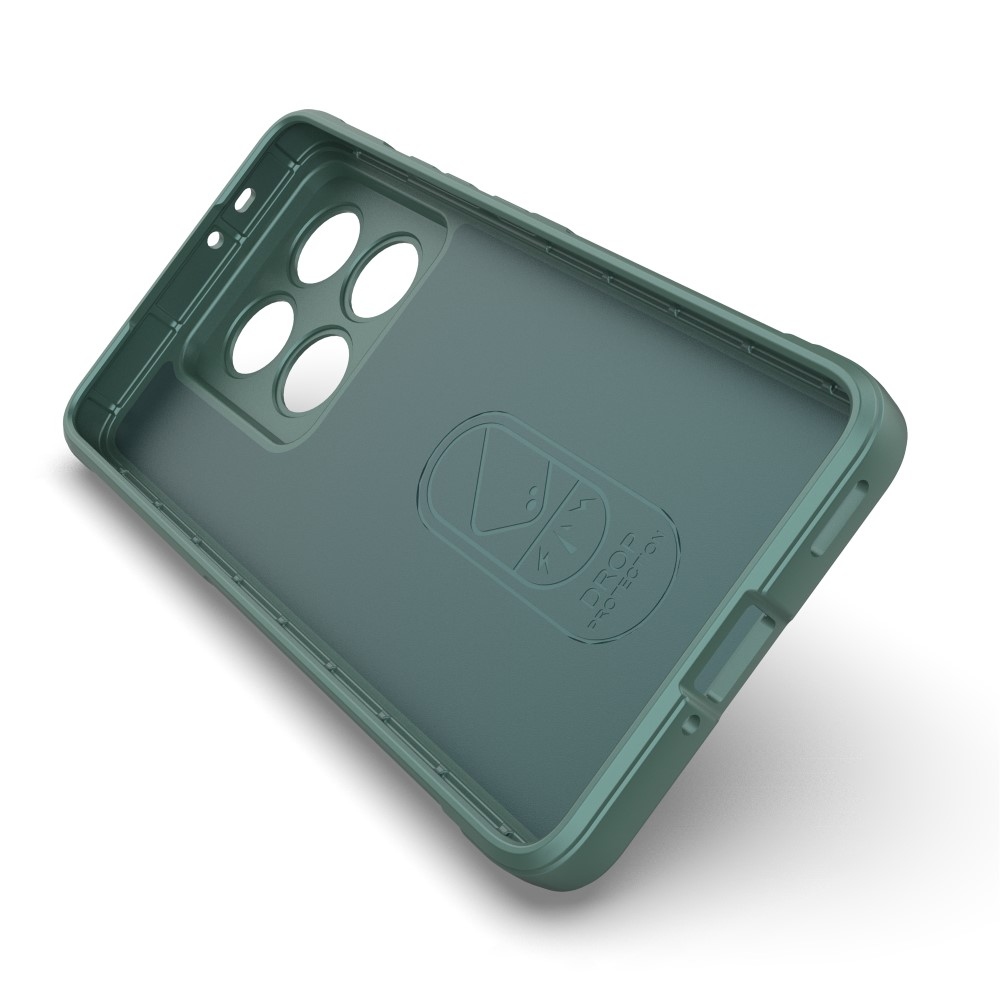 Rugg tartós zselés tok Xiaomi Redmi Note 14 Pro 5G/Poco X7 5G - zöld