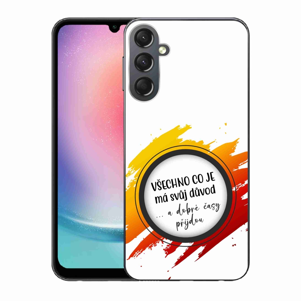 Gél borítás mmCase Samsung Galaxy A24 - idézem 3 fehér háttér