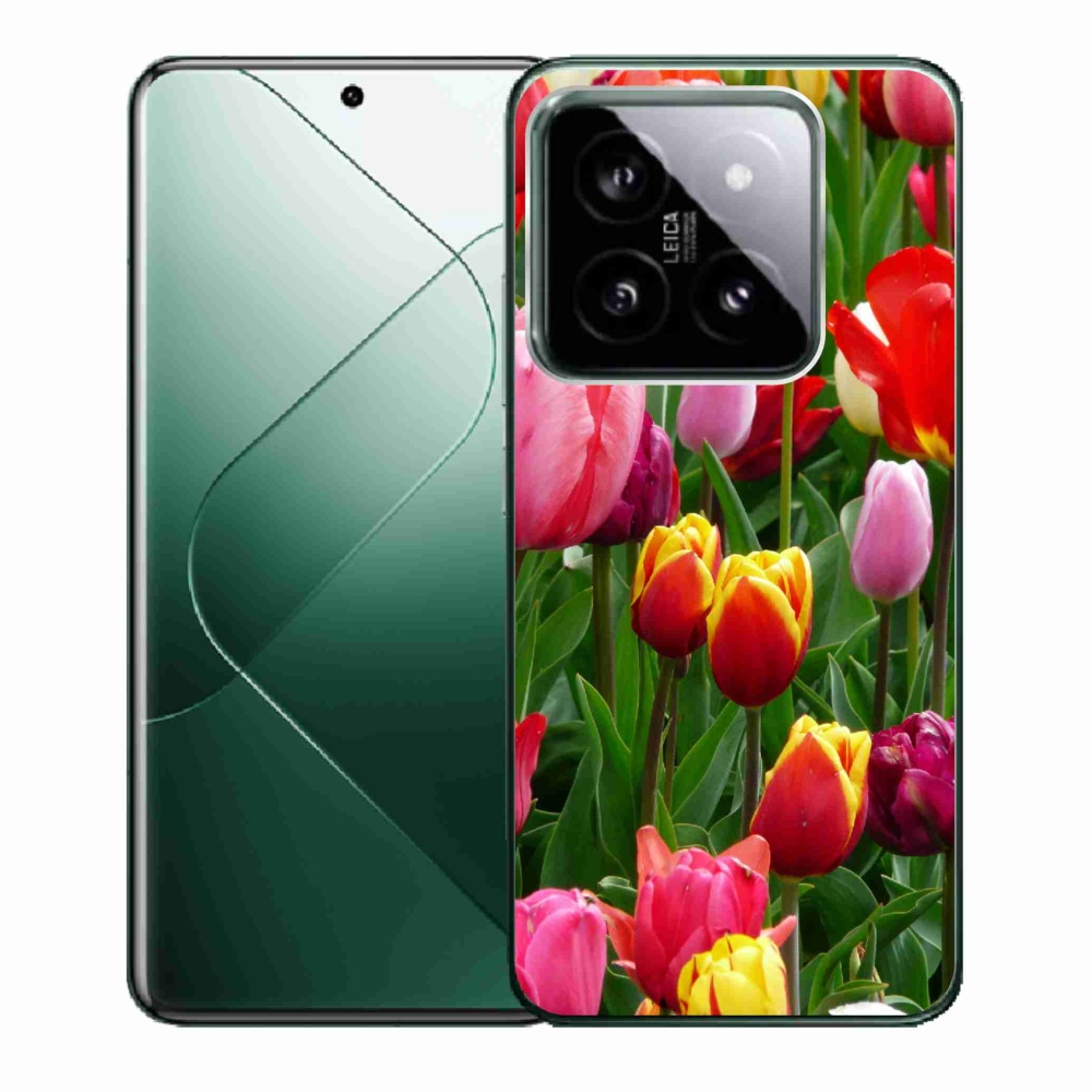 Gél borítás mmCase a Xiaomi 14-hez - tulipánok