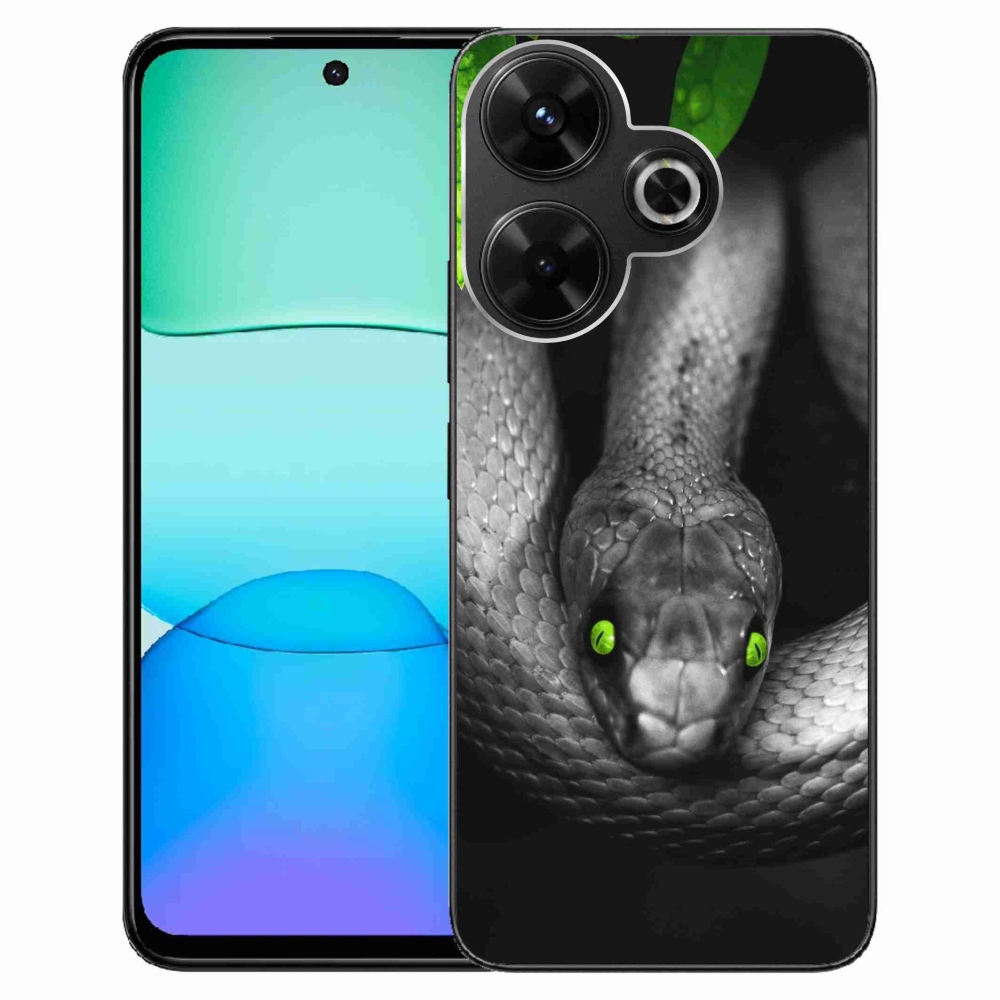 Gél borító mmCase a Xiaomi Redmi 13 4G/Poco M6 4G - kígyóhoz