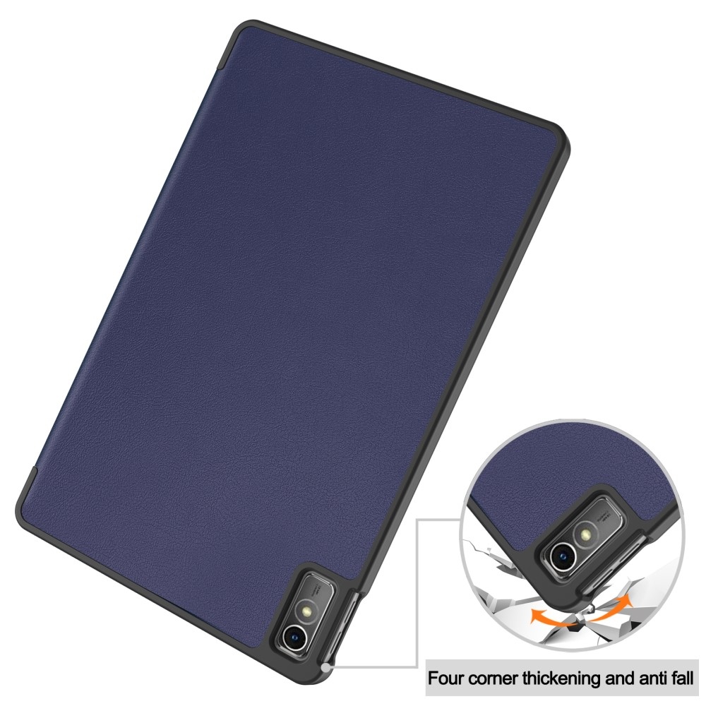 Ügyes záró tok Lenovo Tab M10 5G-hez - sötétkék