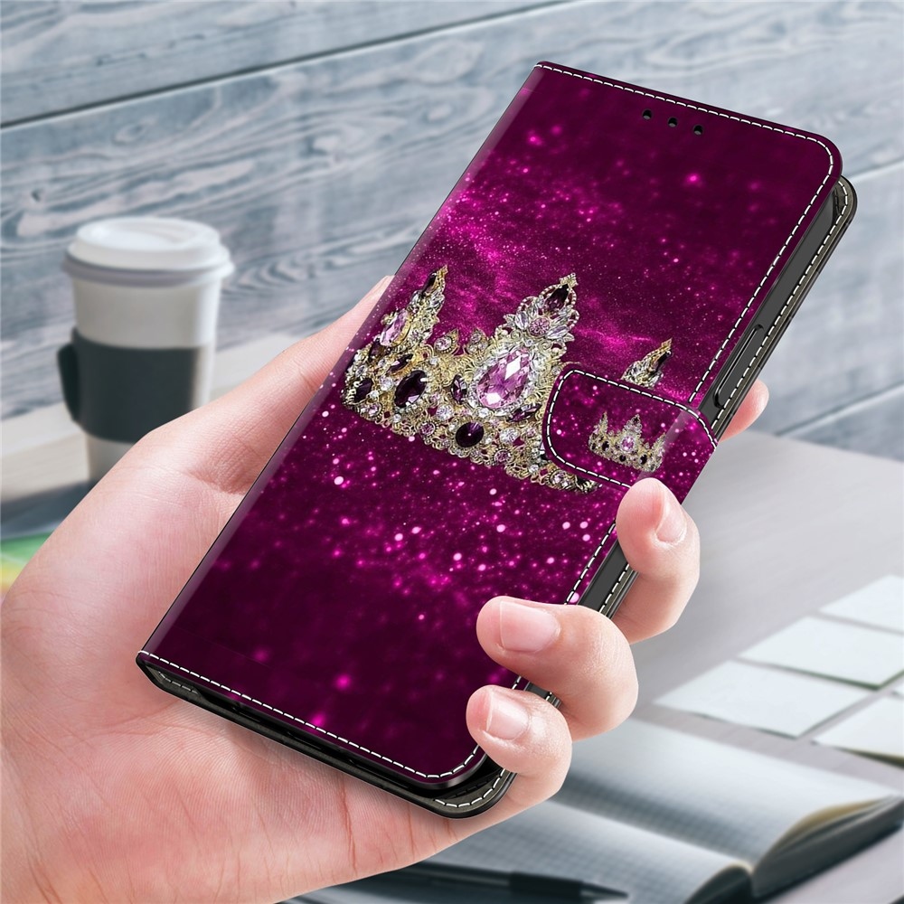 Határozottan könyves tok Samsung Galaxy A17 5G/A26 5G - gyémánt korona