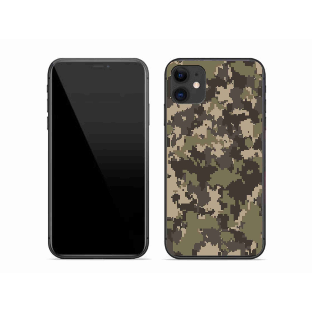 Gél borítás mmCase iPhone 11 készülékhez - terepszínű minta 12
