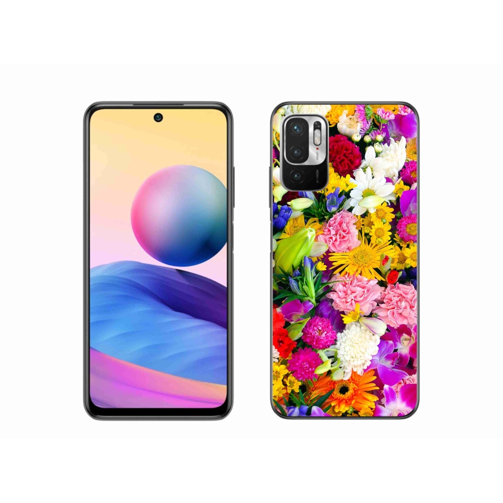 Gél borítás mmCase a Xiaomi Poco M3 Pro/5G számára - virág 12