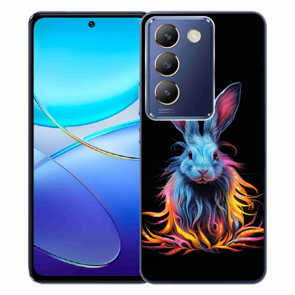 Gél borító mmCase a Vivo V40 SE 4G/5G-n - absztrakt nyúl