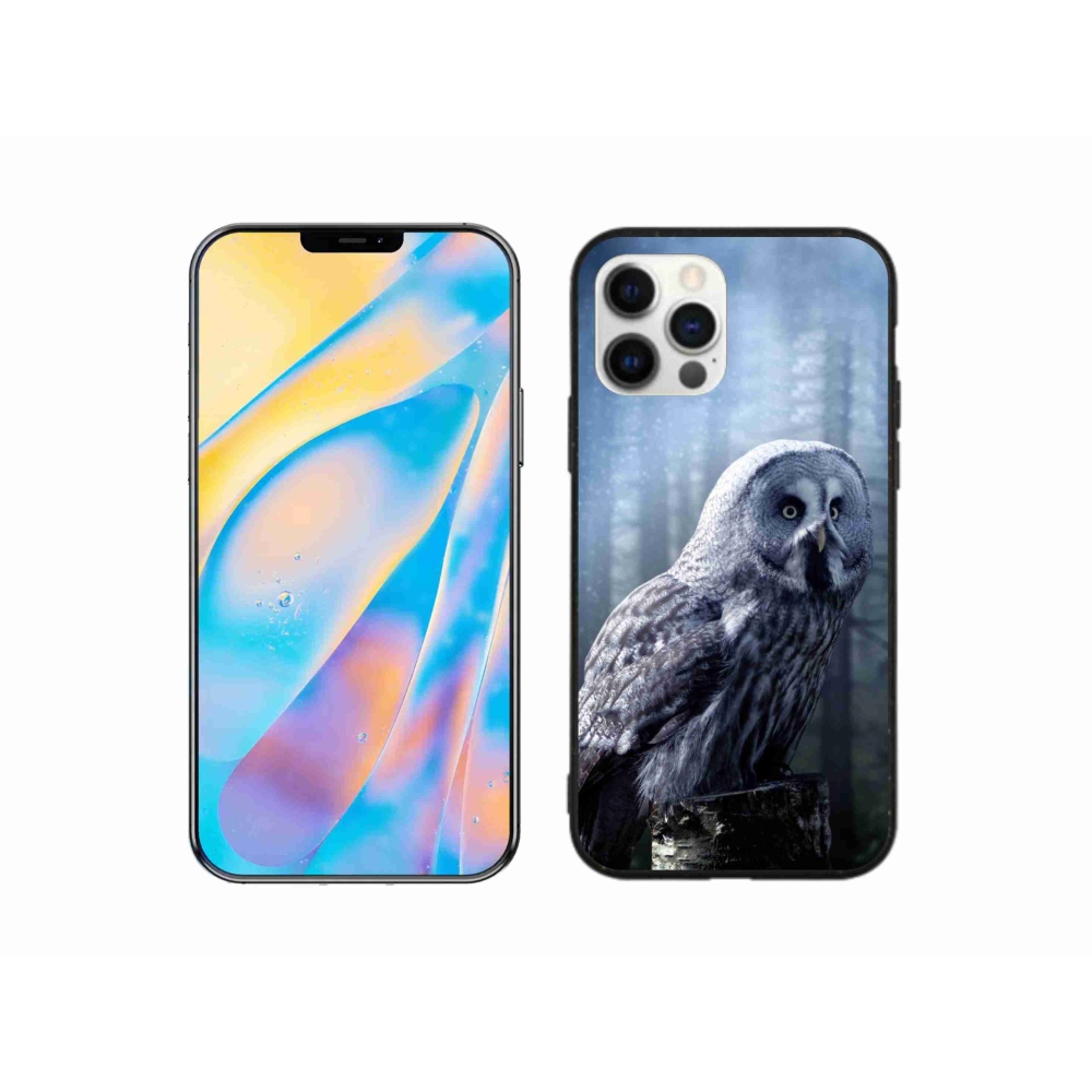 Zselés borítás mmCase iPhone 12 készülékhez - bagoly