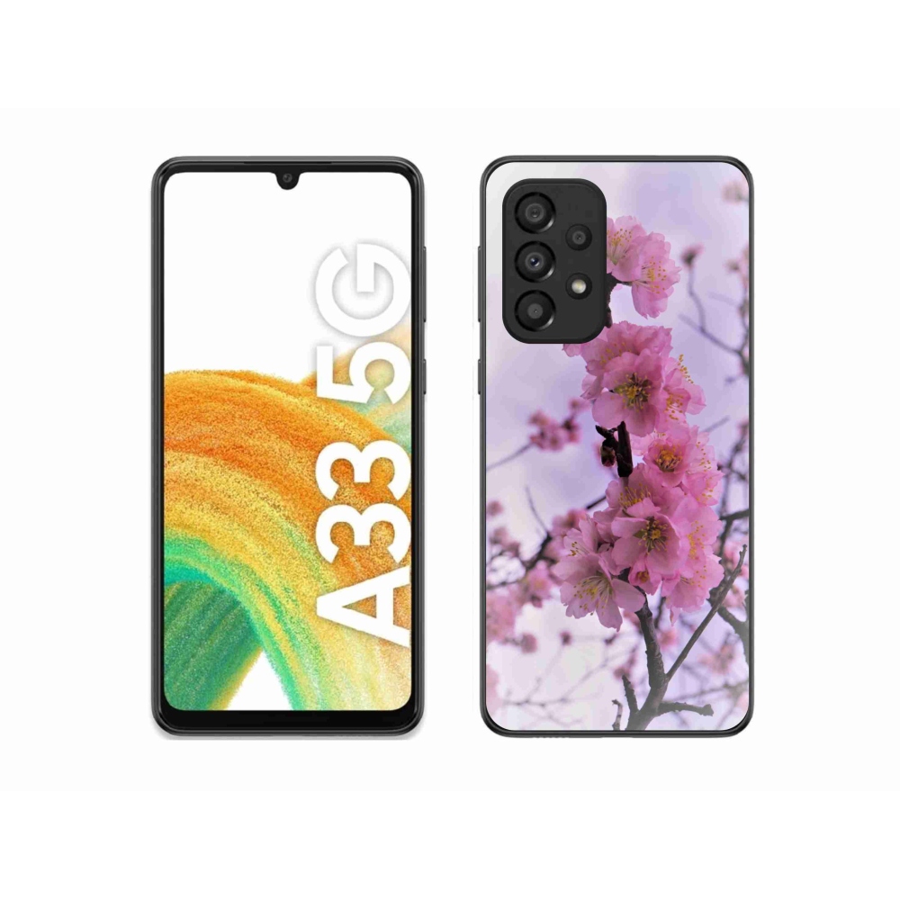 Gél borító mmCase Samsung Galaxy A33 5G - virágok 7