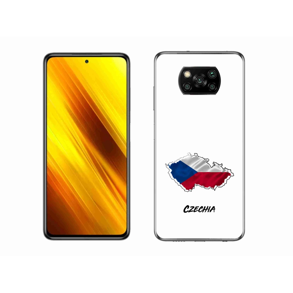 Gél borítás mmCase a Xiaomi Poco X3 Pro készülékhez - Csehország fehér háttér