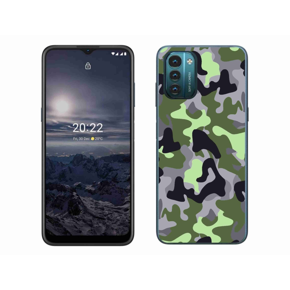 Zselés borítás mmCase a Nokia G11/G21 készülékhez - terepszínű minta 7