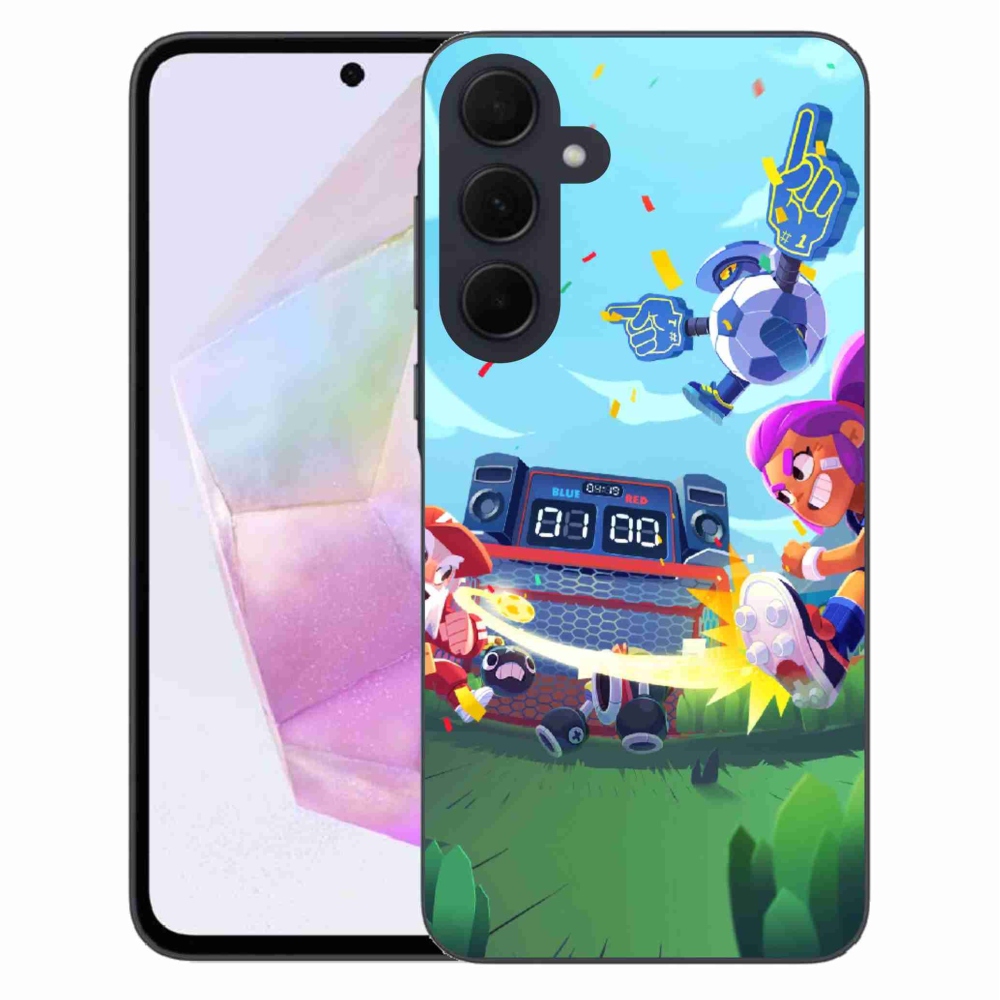 Zselés borítás mmCase Samsung Galaxy A35 5G - verekedős csillagok 1