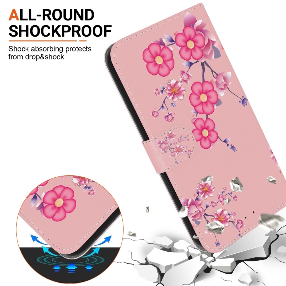 Nyomtatókönyv tok a Xiaomi Redmi Note 14 5G-hez - sakura
