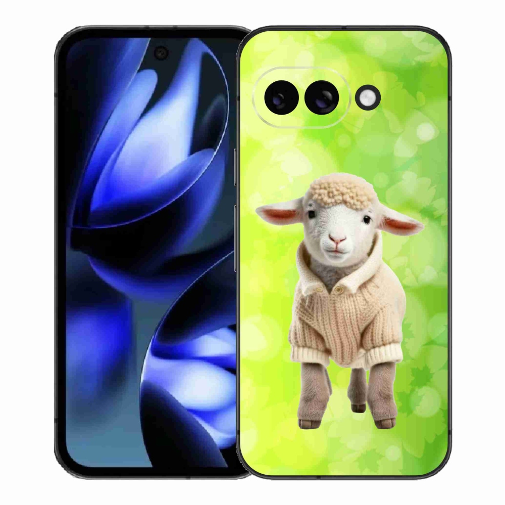 Gél borítás mmCase a Google Pixel 9a számára - bárány pulóverben