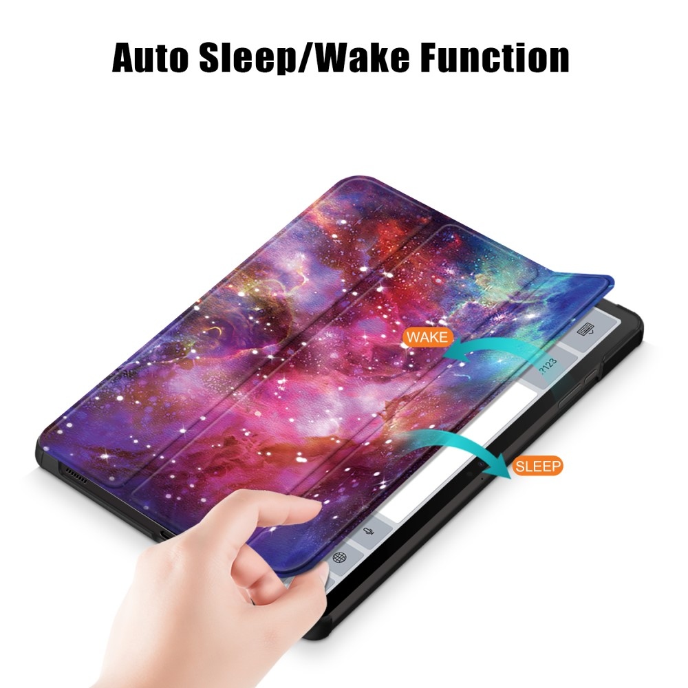 Nyomtatás intelligens záró tok Samsung Galaxy Tab S9/Tab S10 - univerzum