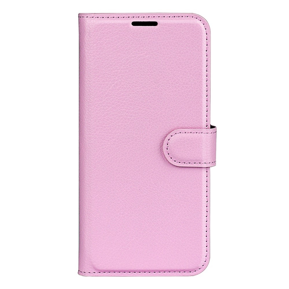 Litchi könyv tok Xiaomi Redmi Note 14 Pro 5G/Poco X7 5G - rózsaszínű