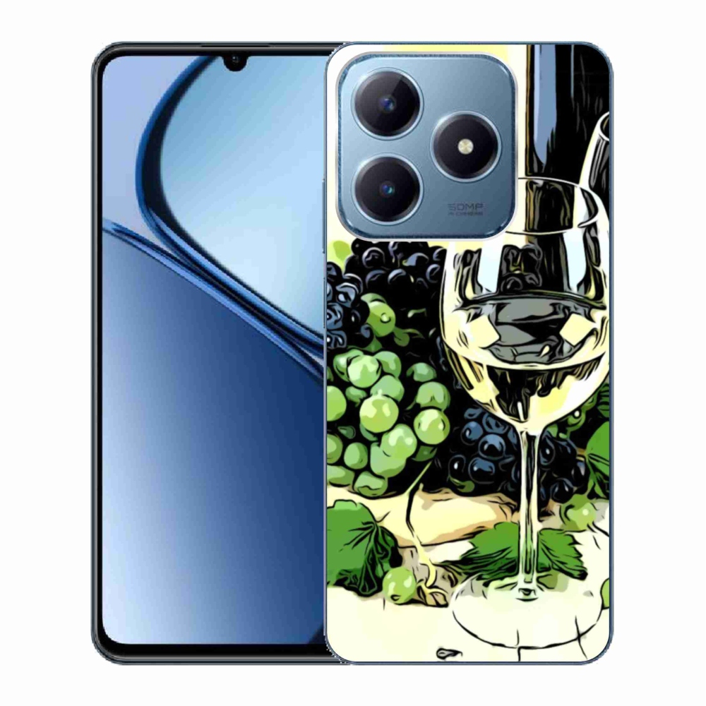 Zselés borítás mmCase a Realme C63 készülékhez - borospohár