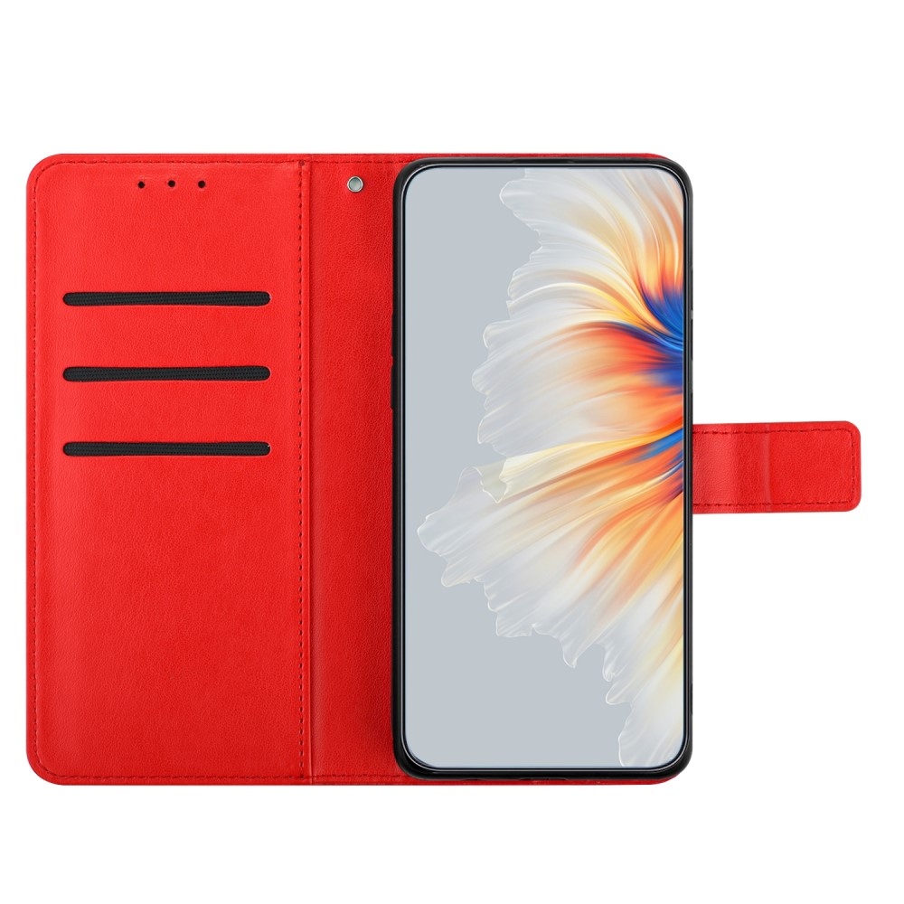Mandala könyv tok a Xiaomi Redmi 13C 5G-hez - piros