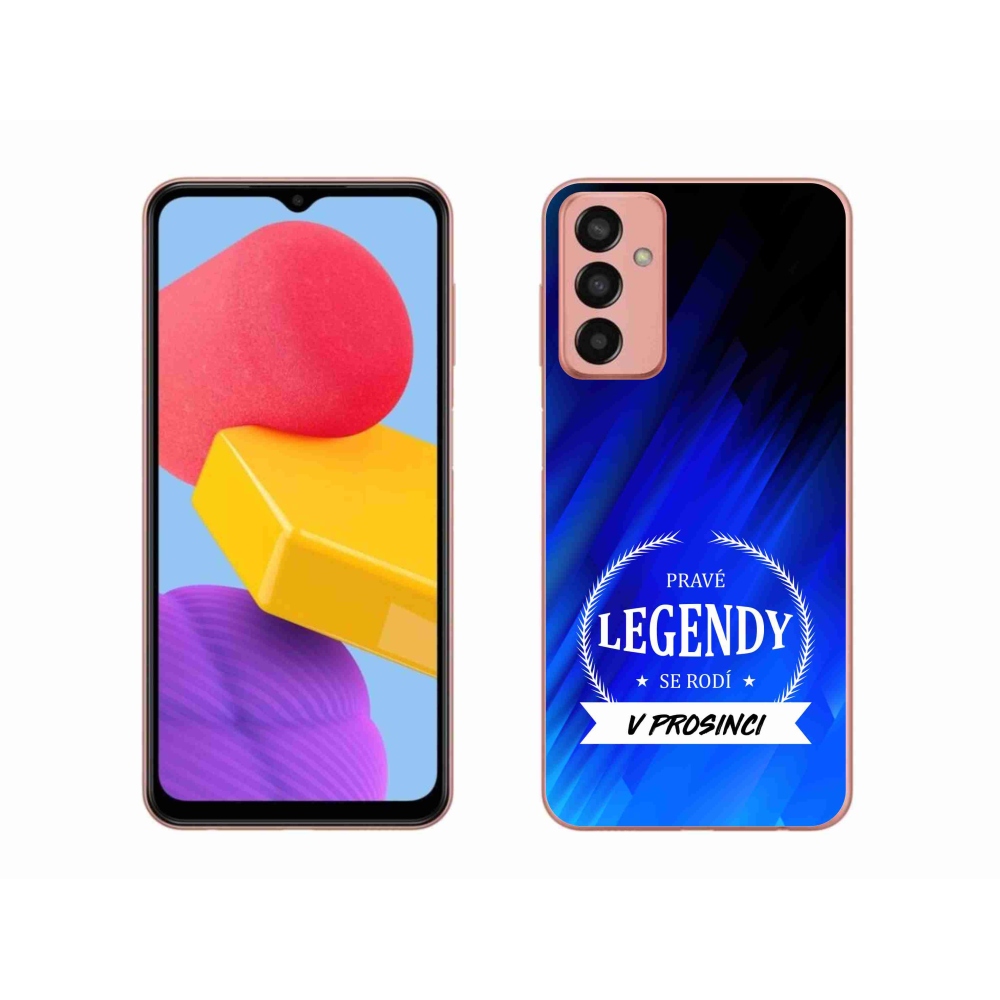 Gél borító mmCase Samsung Galaxy M13 - Legendák decemberben kék háttérrel