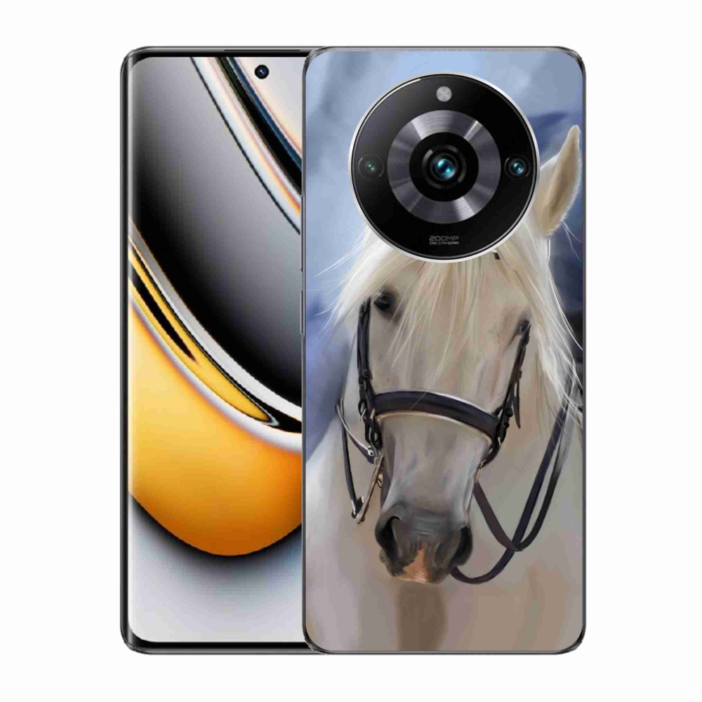 Gél borítás mmCase a Realme 11 Pro/11 Pro+ készülékhez - fehér ló