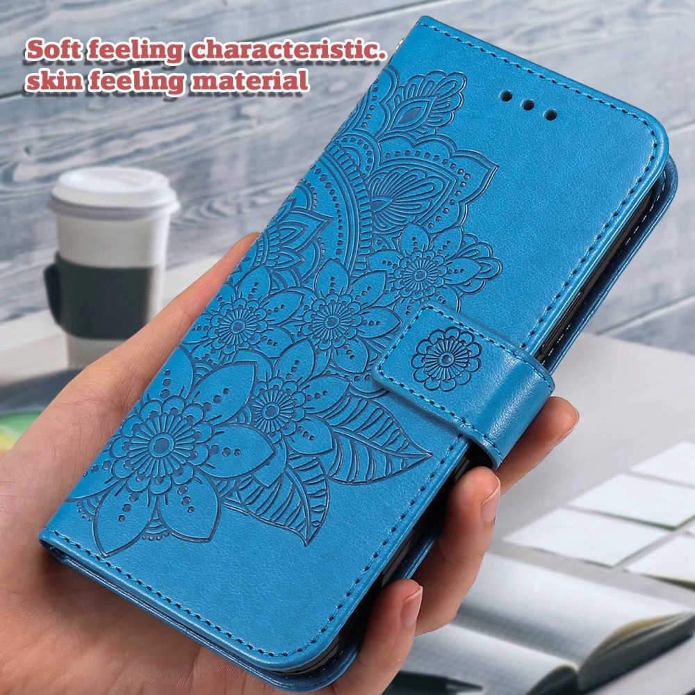Mandala könyv tok az Oppo Find X5 Lite készülékhez - kék