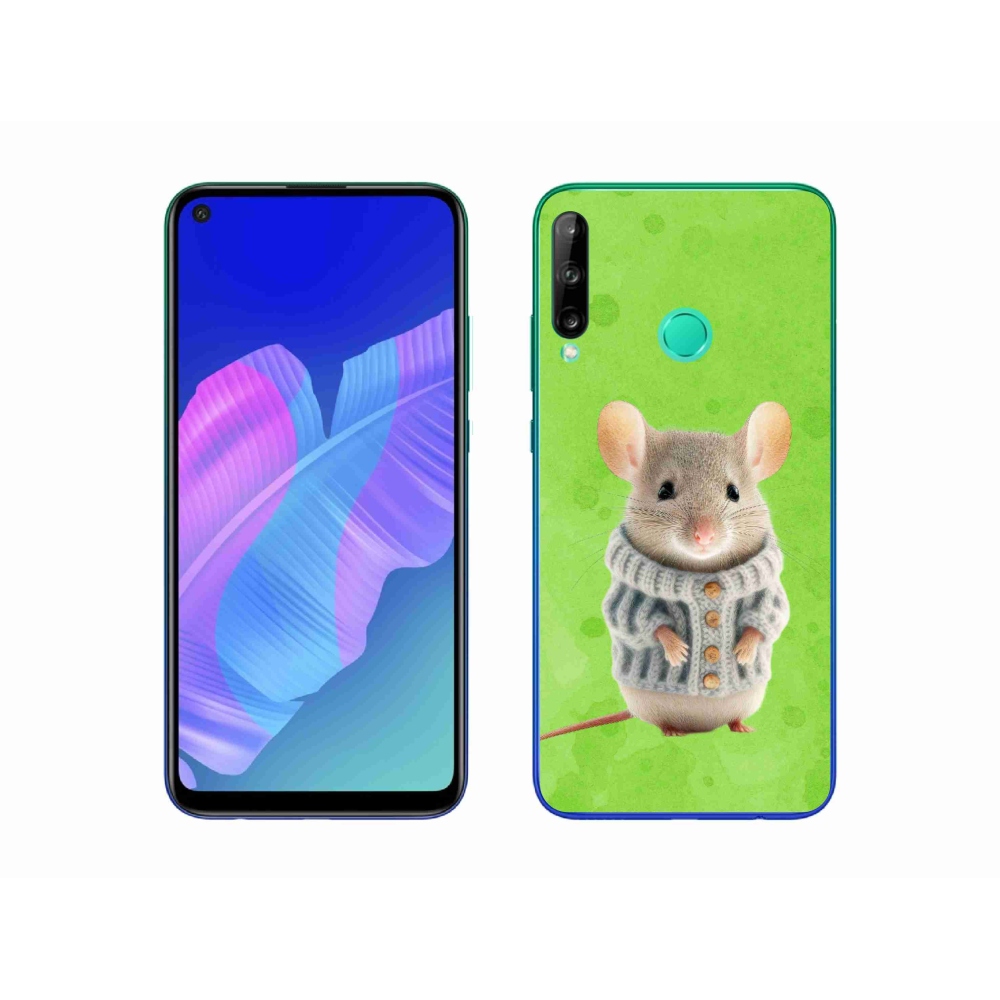 Gél borítás mmCase a Huawei P40 Lite E - egér pulóverben