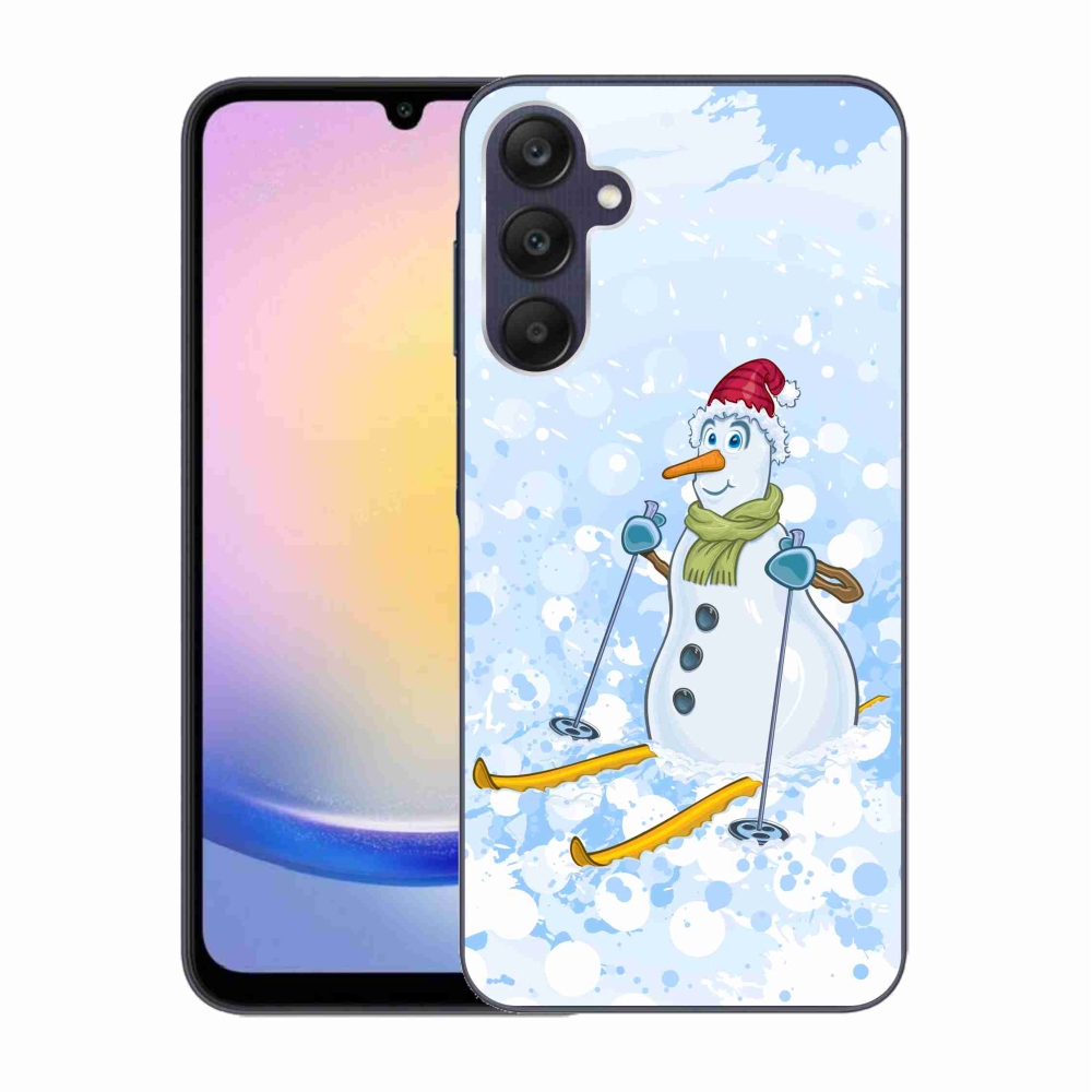 Gél borító mmCase Samsung Galaxy A25 5G - hóemberhez