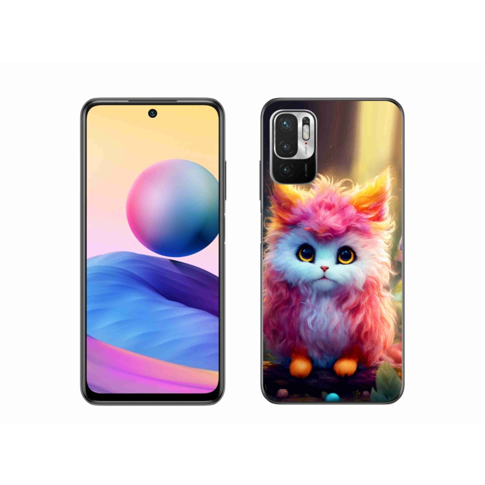 Gél borító mmCase a Xiaomi Redmi Note 10 5G-hez - aranyos cica 5