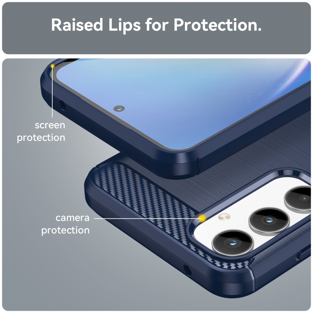 Szénálló zselés tok Samsung Galaxy A35 5G - kék