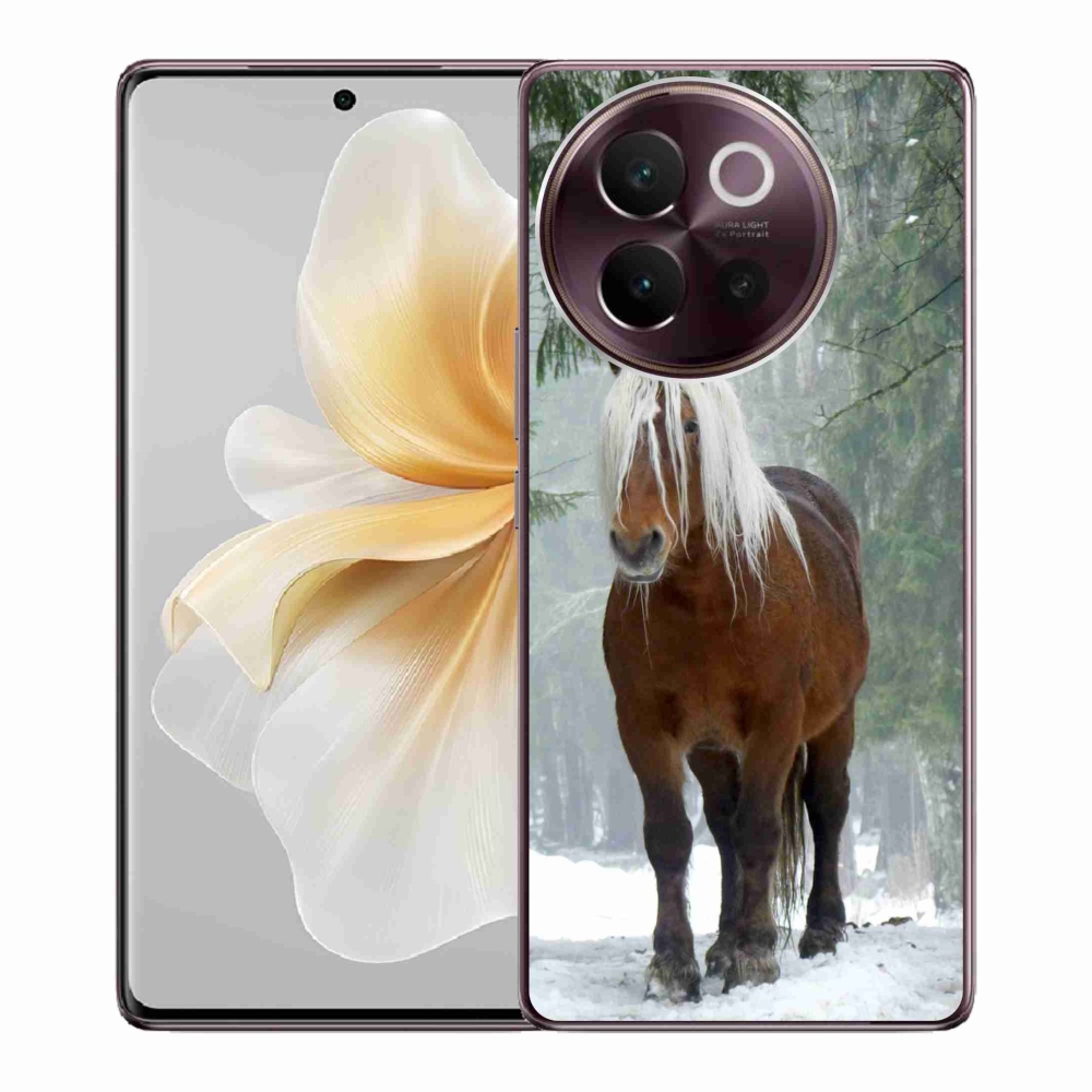 Gél tok mmCase a Vivo V40 Lite 5G számára - ló az erdőben