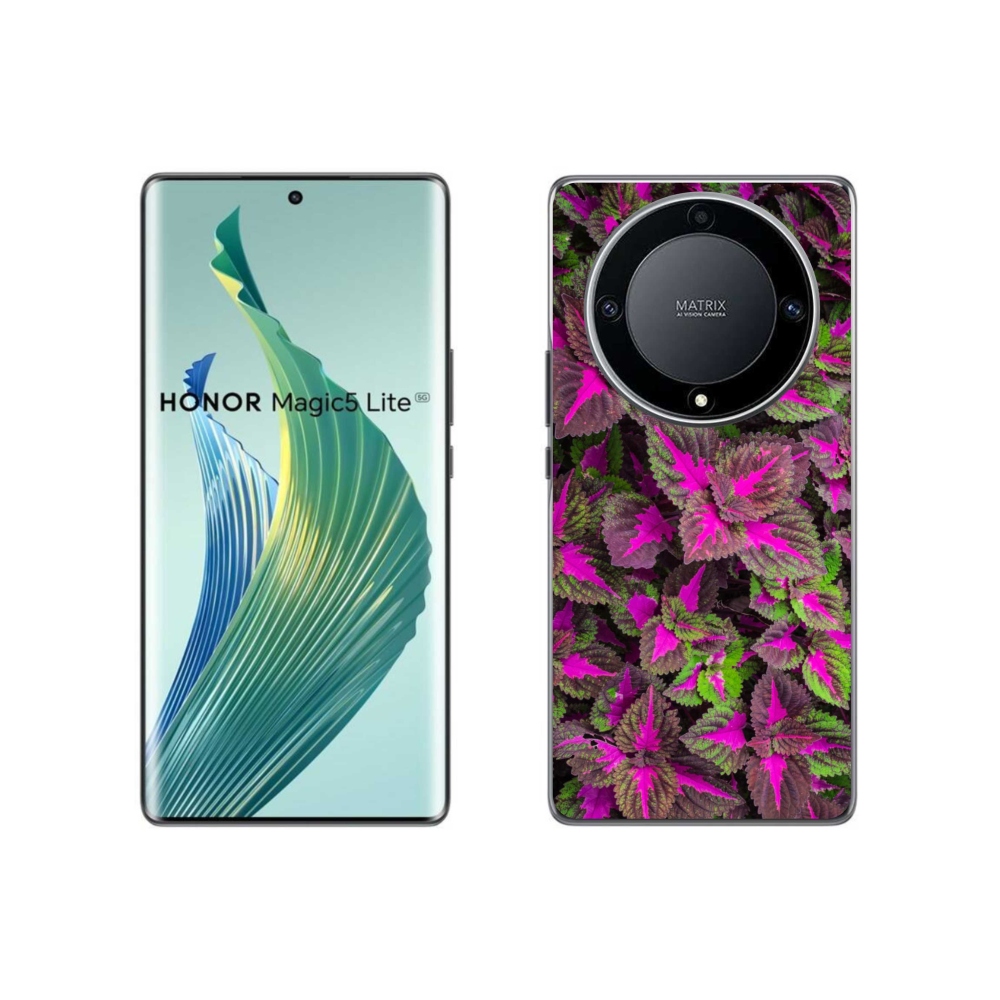Gél borító mmCase a Honor Magic 5 Lite 5G számára - virág 10