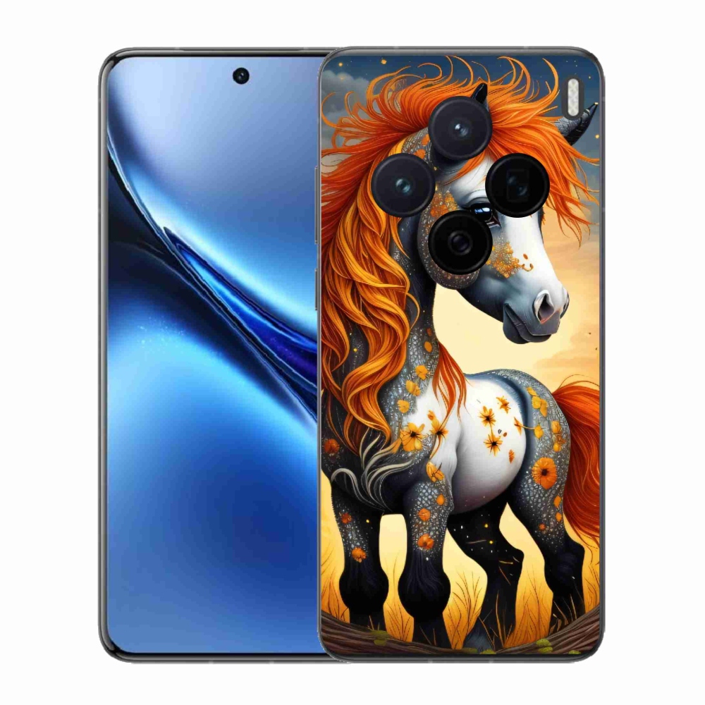 Zselés borítás mmCase a Vivo X200 5G-hez - színes pónifarka