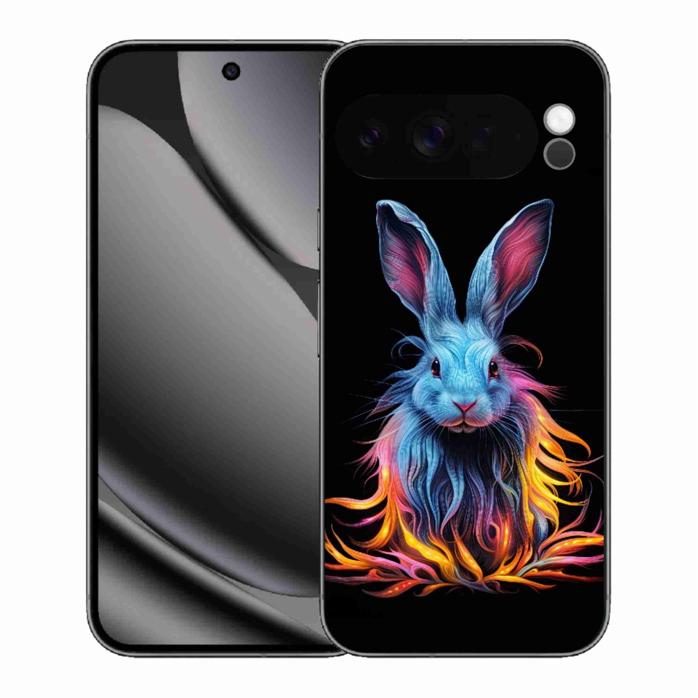 Zselés borítás mmCase a Google Pixel 10 Pro XL számára - absztrakt nyúl
