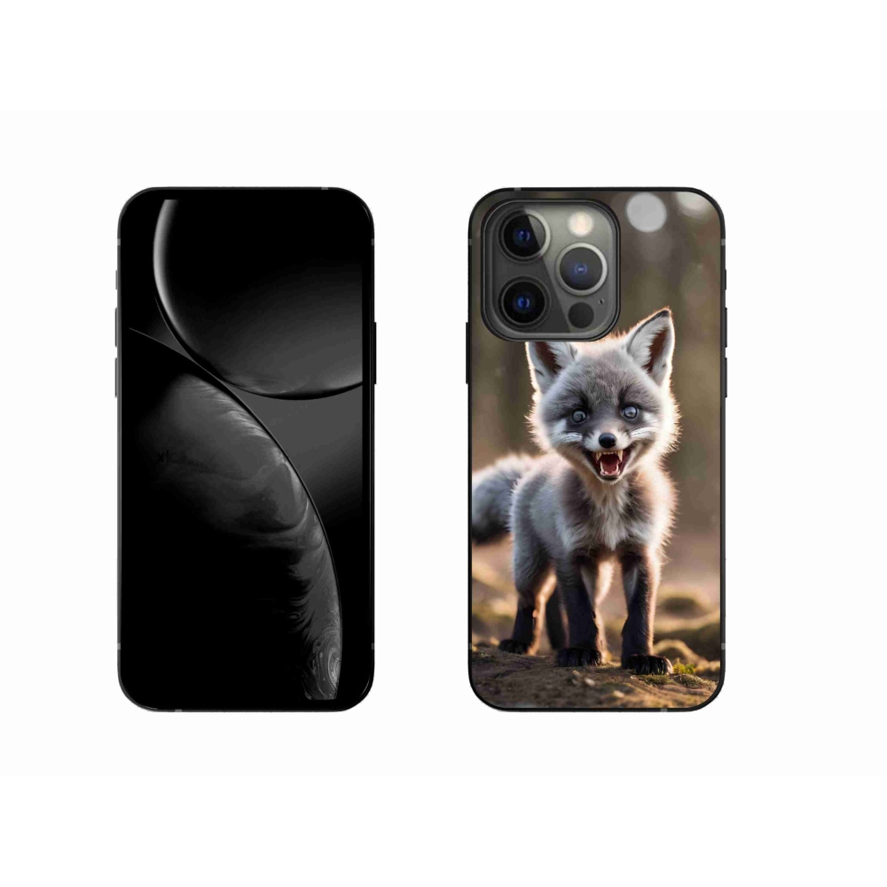 Zselés borítás mmCase iPhone 13 Pro készülékhez - angry fox